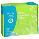 Simply Done Clear Assorted Cutlery