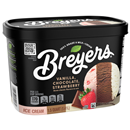 Breyers Vanilla, Chocolate, Strawberry Ice Cream