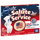 Pillsbury Ready to Bake Cookie Dough, Salute to Service, Shape Sugar 20Ct