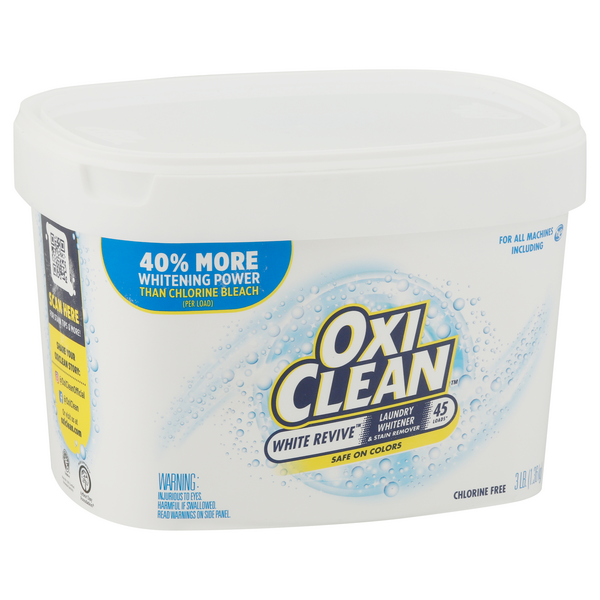 OxiClean White Revive Laundry Stain Remover Powder