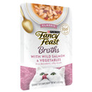 Purina Fancy Feast Broths Classic with Wild Salmon & Vegetables Cat Food