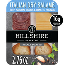 Hillshire Snacking Protein Small Plates, Italian Dry Salami Deli Lunch Meat and Gouda Cheese, 2.76 oz