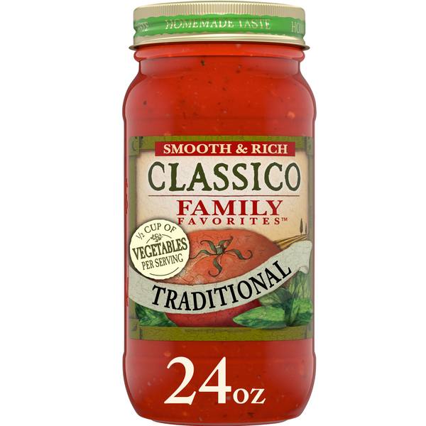 Classico Family Favorites Traditional Pasta Sauce Hy Vee Aisles