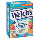 WELCH'S Fruit Snacks Mixed Fruit, Family Size, 40-0.8 oz