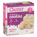 Quest Frosted Cookies, Birthday Cake