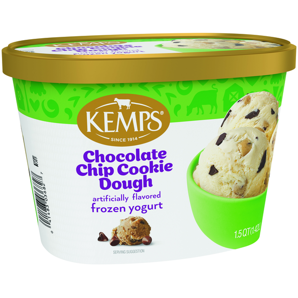 Kemps Chocolate Chip Cookie Dough Frozen Yogurt | Hy-Vee Aisles