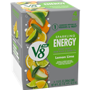 V8 +Energy Sparkling Beverage, Lemon Lime 4Pk