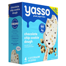 Yasso Chocolate Chip Cookie Dough Frozen Greek Yogurt Bars 4-3.5 Fl Oz