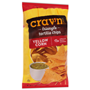 Crav'N Flavor Tortilla Chips, Yellow Corn, Triangle