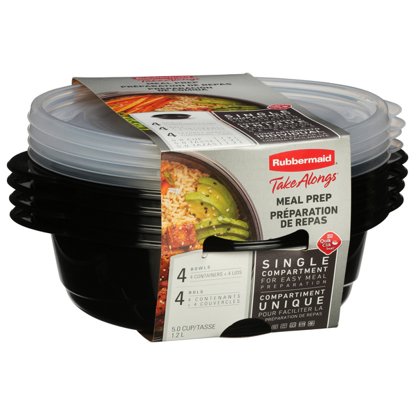 Rubbermaid® Take Alongs™ Meal Prep Food Storage Containers, 4 pk - Harris  Teeter