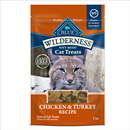 Blue Buffalo Wilderness Soft Cat Treats, Grain-Free and Protein-Rich, Great for Training, Chicken & Turkey Recipe, 2-oz. Bag