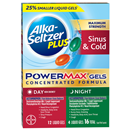 Alka-Seltzer Plus Sinus, Cold & Cough, Day/Night, Maximum Strength, Power Max Gels