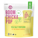 Angie's Boomchickapop Sea Salt Popcorn Snack Packs 6 -.6 Oz