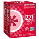 Izze Sparking Juice, Strawberry 4Pk