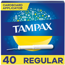 Tampax Cardboard Applicator Regular Absorbency Tampons
