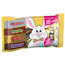 Easter Mars Snickers, Twix, Milky Way & 3 Musketeers Minis Milk Chocolate Candy Bars, 30Ct