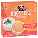 Dogsters Cheesy Bacon Ice Cream Treats, 4-3.5 fl oz Cups