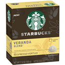 Starbucks Veranda Blend for Nespresso Vertuo Ground Coffee Capsules 8Ct