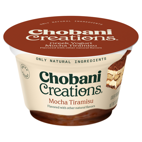 Chobani Creations Greek Yogurt, Mocha Tiramisu | Hy-Vee Aisles