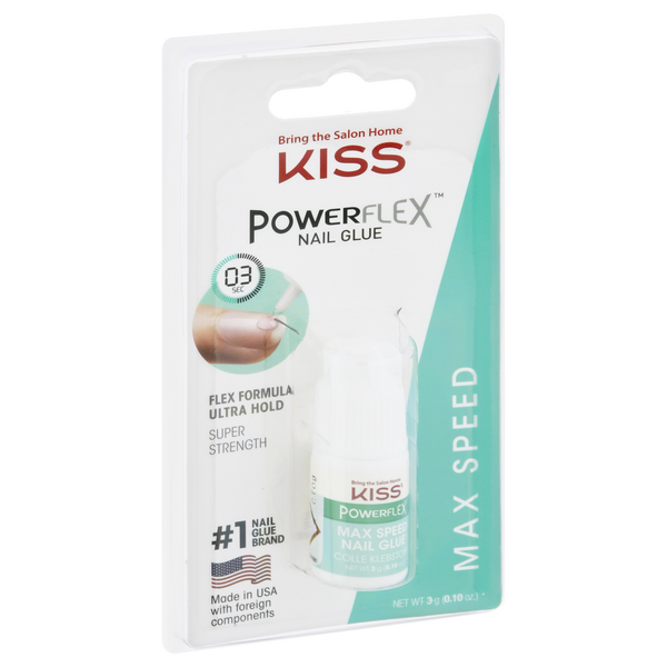 KISS Power Flex Nail Glue, Max Speed  Hy-Vee Aisles Online Grocery Shopping
