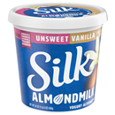 Silk Unsweet Vanilla Dairy Free, Almond Milk Yogurt Alternative, Rich and Creamy Plant Based Yogurt