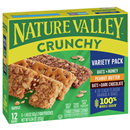 Nature Valley Crunchy Granola Bars Variety Pack Oats 'n Dark Chocolate, Peanut Butter and Oats 'n Honey 6-1.49 oz Pouches