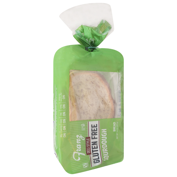 Franz Deli Style Gluten Free Sourdough Bread 14 oz, image courtesy of Hy-Vee