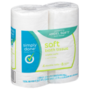 Simply Done Bath Tissue, Soft, Double Rolls, 2-Ply