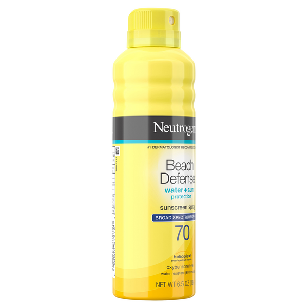 neutrogena beach defense spf 70 sunscreen spray