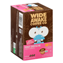 Wide Awake Coffee Co. Medium Donut Shop Blend 100% Arabica Coffee Single Serve Pods