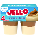 Jell-O Zero Sugar Dulce De Leche Pudding Snack Cups