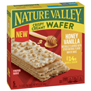 Nature Valley Wafer Bars, Honey Vanilla, Crispy Creamy, 5-1.3 oz Bars