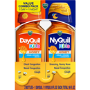 Vicks Kids Dayquil + Nyquil, Honey, Value Combo Pack, 2-8 fl oz