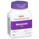 Hy-Vee HealthMarket Melatonin 3mg Tablets