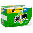 Bounty White 2-Ply Double Plus Rolls Paper Towels