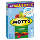 Mott's Medleys Fruit Flavored Snacks Assorted Fruit  22-0.8 oz Pouches