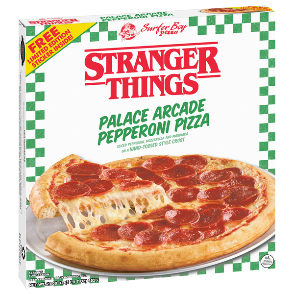 ストレンジャーシングス Surfer Boy Pizza ピザ Stranger Things Surfer Boy Pizza Hand-Tossed Style Crust Palace