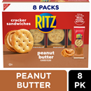 Nabisco Ritz Peanut Butter Cracker Sandwiches 8-1.38 oz Packs