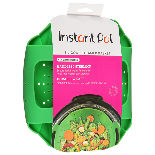 New Instant Pot Silicone Steamer Basket 6 & 8 Quart Compatible