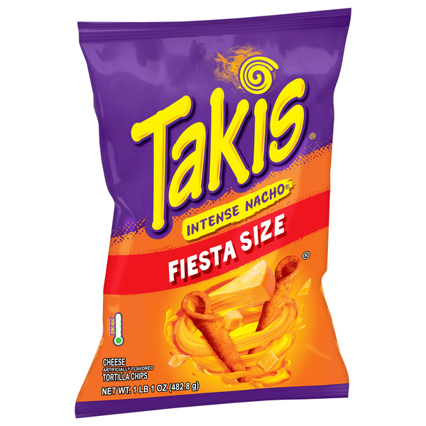 Takis Intense Nacho Tortilla Chips Fiesta Size 17 oz | Hy-Vee