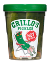 Grillo's Pickles Spears, Classic Dill, Hot