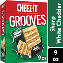 Cheez-It Grooves Sharp White Cheddar