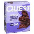 Quest Overload Chocolate Explosion Protein Bar, 12-2.15 oz Bars