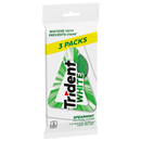 Trident White Spearmint Sugar Free Gum 3 Packs