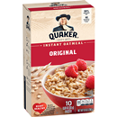 Quaker Instant Oatmeal, Original 10 Count
