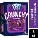 Kellogg's Pop-Tarts Crunchy Poppers Frosted Brownie Crunch Snacks, 5Ct