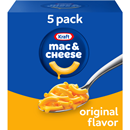 Kraft Original Flavor Macaroni & Cheese 5 -7.25 oz Boxes