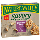 Nature Valley Crispy Nut Bar, Everything Bagel, Savory Nut Crunch 5-0.89 Bars