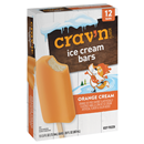 Crav'n Flavor Ice Cream Bars, Orange Cream 12-2.5 fl oz