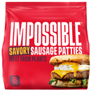 Impossible Sausage Patties, Savory 8Ct